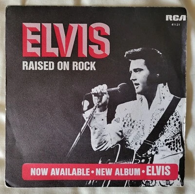 Elvis Presley, Raised on Rock / For ol'times Sake , Rare SP 7" Fra 1973  (EX/EX) - Photo 1/3