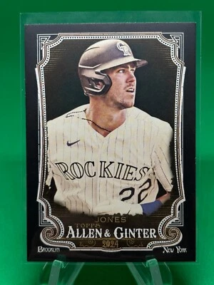 2024 Topps Allen & Ginter X #152 Nolan Jones Colorado Rockies - Image 1 of 2