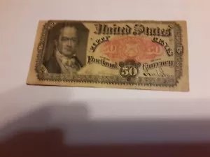 5th ISSUE 50C FRACTIONAL CURRENCY - Picture 1 of 12
