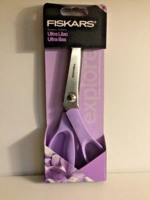 PINKING SHEARS by FISKARS--UNTRA LILAC--for SEWING-CRAFTING-QUILTING--BRAND NEW - Image 1 of 4