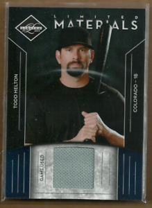 2011 (ROCKIES) Limited Materials #6 Todd Helton /499