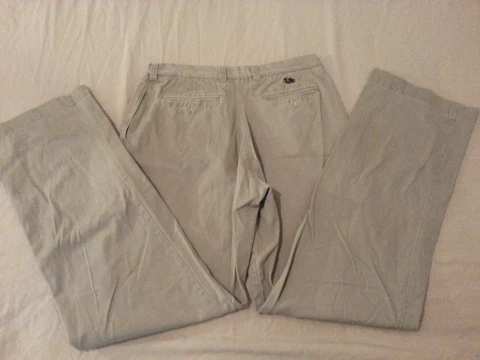Mens Berle South Carolina Gamecocks Khaki Pants 32x34 Cotton Slack Trouser Dress Cover