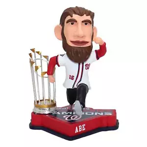 Abraham Lincoln Washington Nationals 2019 World Series Champions Bobblehead MLB - Picture 1 of 1