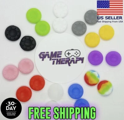 20x Thumb Stick Grips silicone PS5bXbox S One 360 Wii U Controller Cover Cap - Image 1 of 3