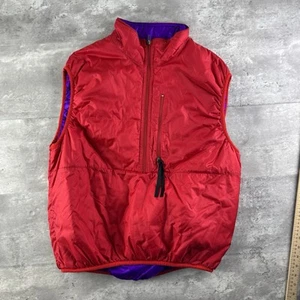 Vintage 90s Patagonia Puffball Red Vest Made In USA Rare - Picture 1 of 4