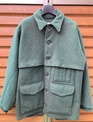 Filson Double Mackinaw Cruiser Hecho en EE. UU. Verde Musgo De Colección Años 80 Usado JAPÓN Foto 1 de 4