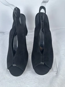 Paul Green Black Slingback Open Toe Sandals Size 9US - Picture 1 of 7