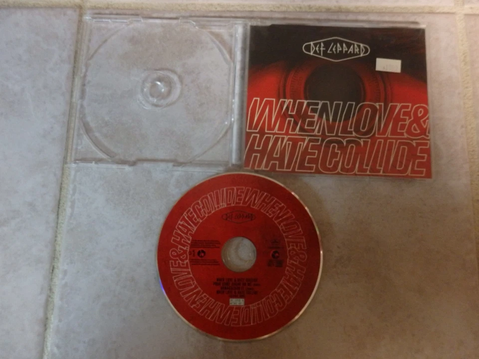 Def Lepard When Love and Hate Collide Slimline CD Single Foto 1 de 1