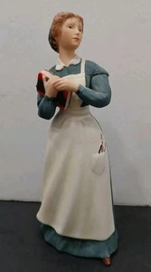 Franklin Mint 1982 porcelana pintada a mano "Jo" de Little Women - Imagen 1 de 5