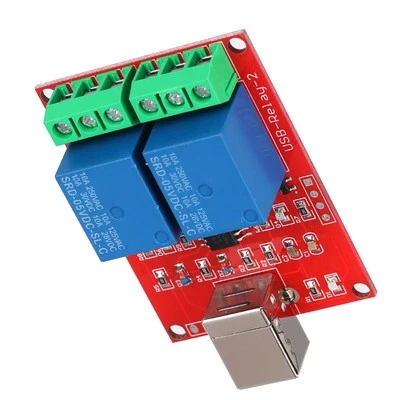 2-Channel 5V Computer USB Smart Switch Controller PC Relay Drive Module Expa SAL - Bild 1 von 4