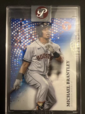 2022 Topps Pristine Encased Pristine Blue Refractor Michael Brantley /75 - Изображение 1 из 2