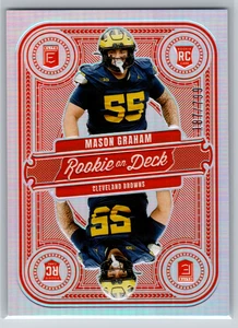 Mason Graham 2025 Panini Donruss Elite Rookie On Deck /799 #13 Cleveland Browns - Picture 1 of 2