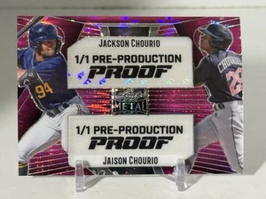 2023 Leaf Metal Proof Mojo Purple Jackson Chourio Jaison Chourio Rc (1/1) - Picture 1 of 7