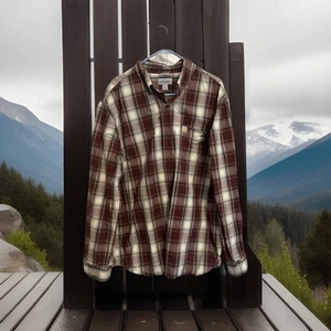 Carhartt Relaxed Fit, Plaid, Long Sleeve Shirt, Siz Xl - Picture 1 of 6