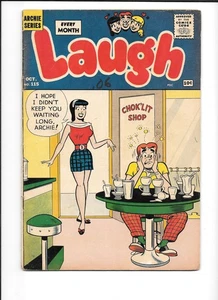 ¡Cubierta de tienda Laugh #115 Archie & Veronica Choklit! Aplicación Katy Keene 1960 en muy buen estado/muy buen estado 5,0 - Imagen 1 de 2