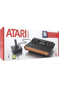 Atari 2600 + Plus Video Games Console Black 10 in 1 Games Cart Brand New Sealed - Picture 1 of 5