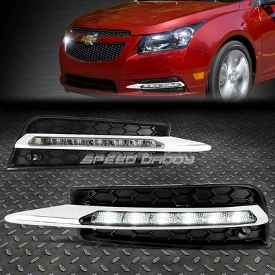 PARA 11-16 CHEVY CRUZE FULL LED DRL OE PARACHOQUES LUZ ANTINIEBLA/DE CIRCULACIÓN DIURNA + KIT BISEL Foto 1 de 4