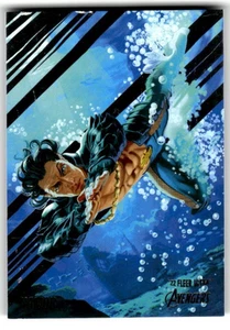 22' Fleer Ultra Avengers Trading Card Silver Foil #50 Namor - Picture 1 of 4