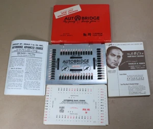 Vintage Auto Bridge  Play Yourself Game Complete Original Box 1950's - Picture 1 of 10