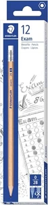 Staedtler Exam Natural Eraser Tip 2B Graphite Pencil 12 Pack - Picture 1 of 2