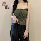 Temperament Sexy Sling Slim Short Top Fashion Sweet Spice Top  Outdoor