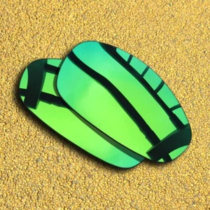 US Anti-scratch Lenses Replacement for-OAKLEY Juliet Polarized - Green Mirror - Picture 1 of 5