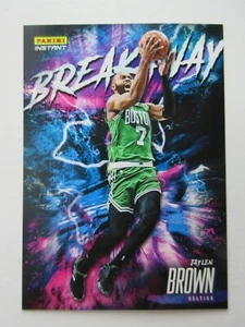 2020-21 Panini Instant Breakaway NBA Basketball Jaylen Brown Prizm SP 1/5357 - Picture 1 of 3
