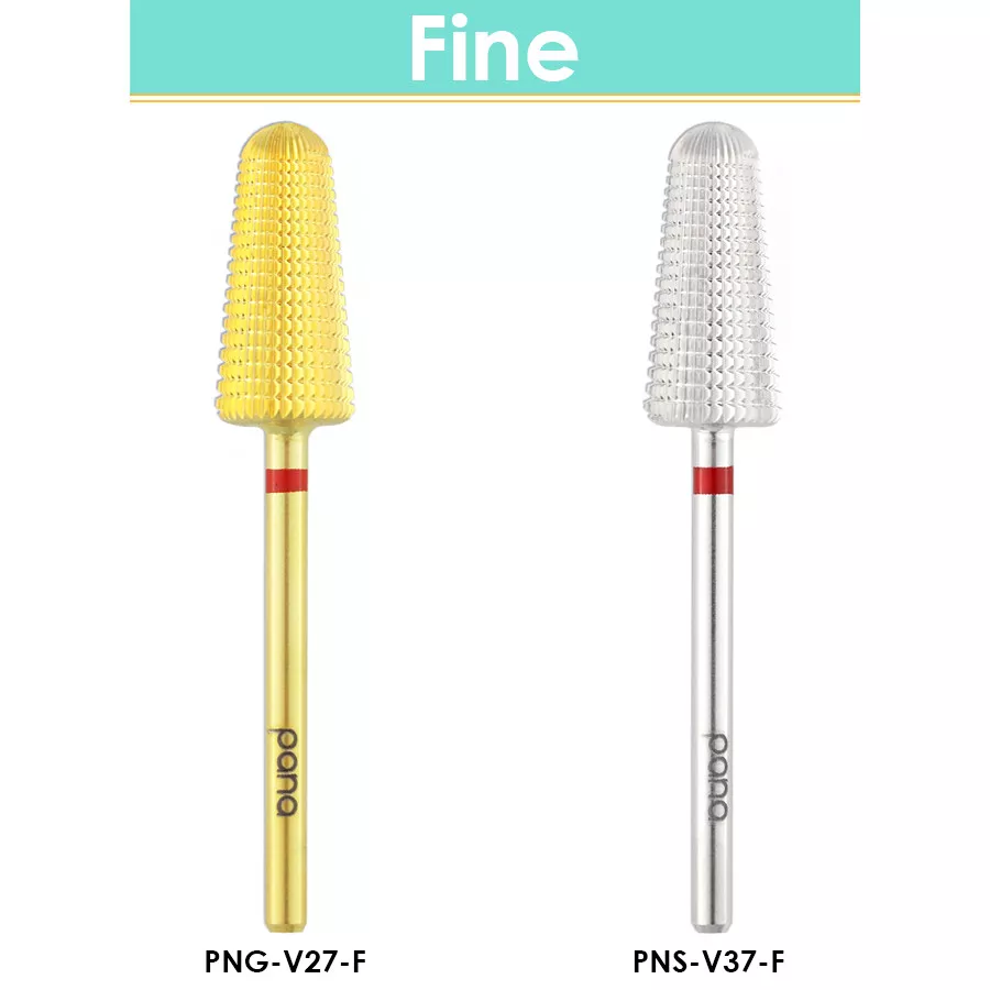 USA #1 PANA Volcano Shaped Nail Carbide Bit - SILVER - Fine Grit 3/32"