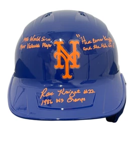Ray Knight Signed Auto Mets Full Size Batting Helmet w Multi Ins Beckett BAS COA - Picture 1 of 7