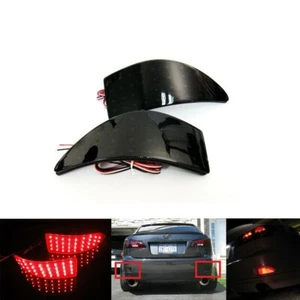 2x Smoke Lens LED Rear Bumper Brake Light For 2006-2013 Lexus IS250 IS350 JDM - Picture 1 of 12