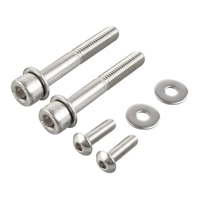 For Yamaha Banshee 350 YFZ350 304-Stainless Steel Headlight Mount Bolts Kit - Image 1 of 4