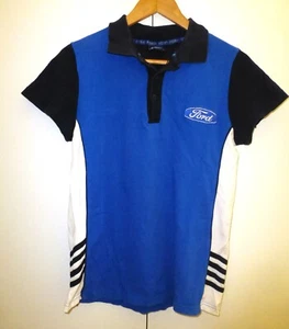 Used Ford Polo Ladies Size 10 Good Condition Blue Top - Picture 1 of 3