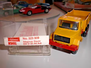 Magirus Deutz 232 D AK 6x6, Schuco Modell, 1/66, No. 325 909, Rare - Picture 1 of 12