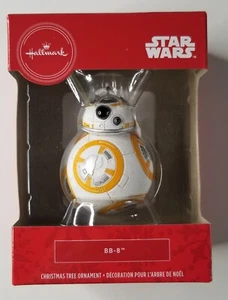 HALLMARK ORNAMENT 2019 RED BOX BB-8 (3) - Picture 1 of 3