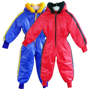 KIDS WATERPROOF WINTER RAINSUIT BOYS GIRLS ALL IN ONE SUIT PUDDLE SUIT RRP £30 - Picture 1 of 7