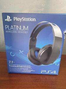 GETESTET und funktionsfähig PS4 Wireless Headset Platinum PlayStation 7.1+ 3D - Bild 1 von 7