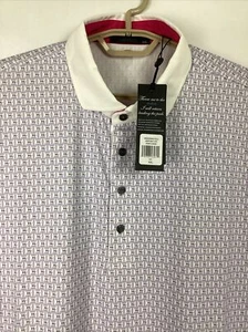 Greyson Clothiers Mens Golf Polo Monogram AOP Windflower Sz XXL New - Picture 1 of 11