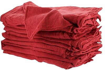 1000 Industrial A-grade Shop Rags / Cleaning Towels Red • 86$