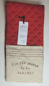 Demdaco Weihnachten Doppel Ofenhandschuh Pop Halter Untersetzer Tis The Season to be Baking - Bild 1 von 4