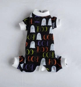 Pijama tejido Boos & Ghosts pijama perro cachorro taza de té ropa para mascotas 4xs - grande - Imagen 1 de 4