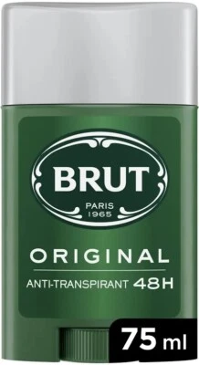Lot of 3 Brut Original Deodorant Anti-Perspirant Stick, Maxi Size 75ml - Image 1 of 3