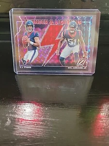 CJ Stroud / Will Anderson Jr 2023 Zenith RC Thunder And Lightning RED Parallel - Picture 1 of 2