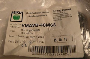 REIKU VMAVB-48M63 CABLE PROTECTION SYSTEMS 45 DEGREE ELBOW - Picture 1 of 6