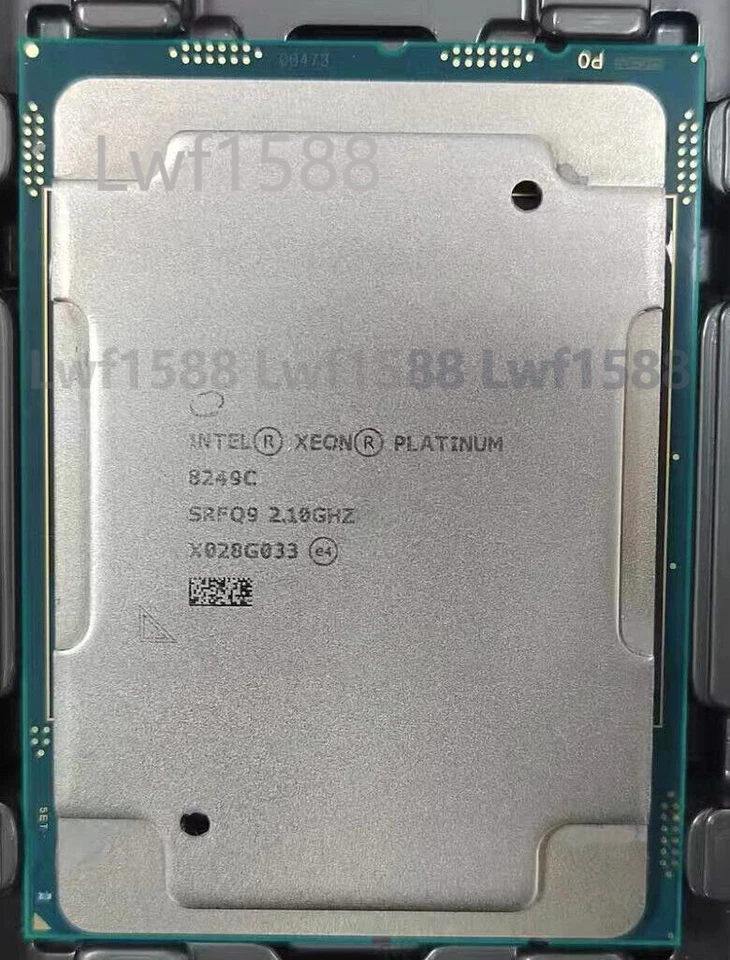 Intel Xeon Platinum 8249C LGA3647 2.1-3.6GHz 26Cores 52T Server CPU processors - Image 1 of 1