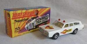 Matchbox superfast MB55e Quecksilber Polizeiauto NEUWERTIG LADEN FRISCH - Bild 1 von 2