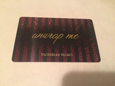 VICTORIA'S SECRET Unwrap Me ( 2014 ) Holographic Gift Card ( $0 ) - Image 1 of 2