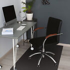 Bodenschutzmatte Bürostuhlunterlage Bodenmatte Stuhlunterlage 120x90 schwarz