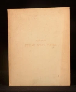 1907 Series of Twelve Delft Plates Fitzhenry Tobacco Industry Illustrated - Imagen 1 de 5