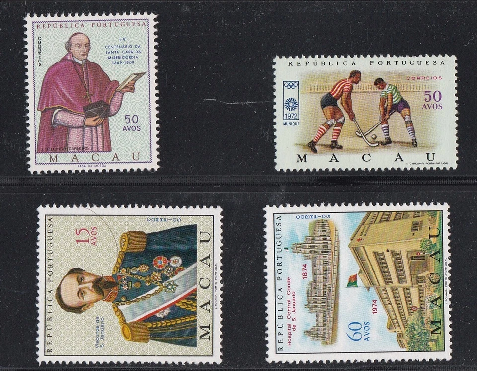 MACAO 1969 - 1974 MLH LOT / COLLECTION OF 3 SETS - Image 1 of 1