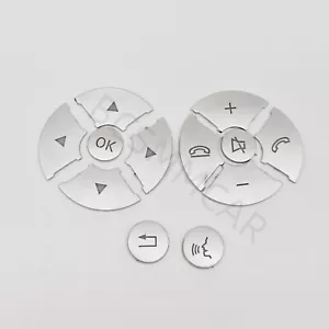 Steering Wheel Button Cover Sticker Trim Fit For Mercedes-Benz S-Class 2008-2012 - Picture 1 of 11